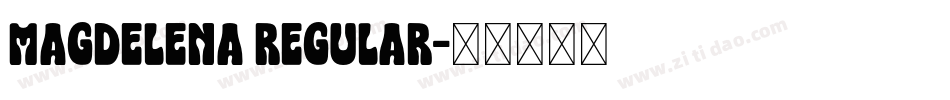 Magdelena Regular字体转换